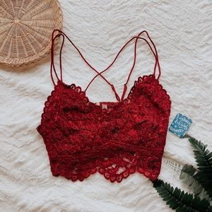 Free People • Celine Lace Mulberry Bralette
